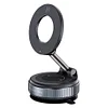Magnetic Vacuum Car Mount Phone Holder 360 Rotatable Folding Navigation Holder