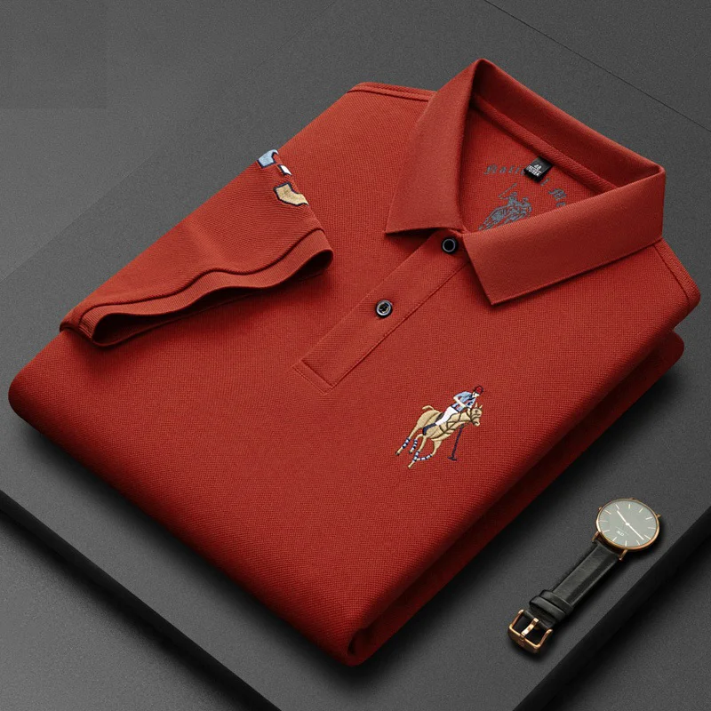 Classic Men's Business Casual Cotton POLO Shirt