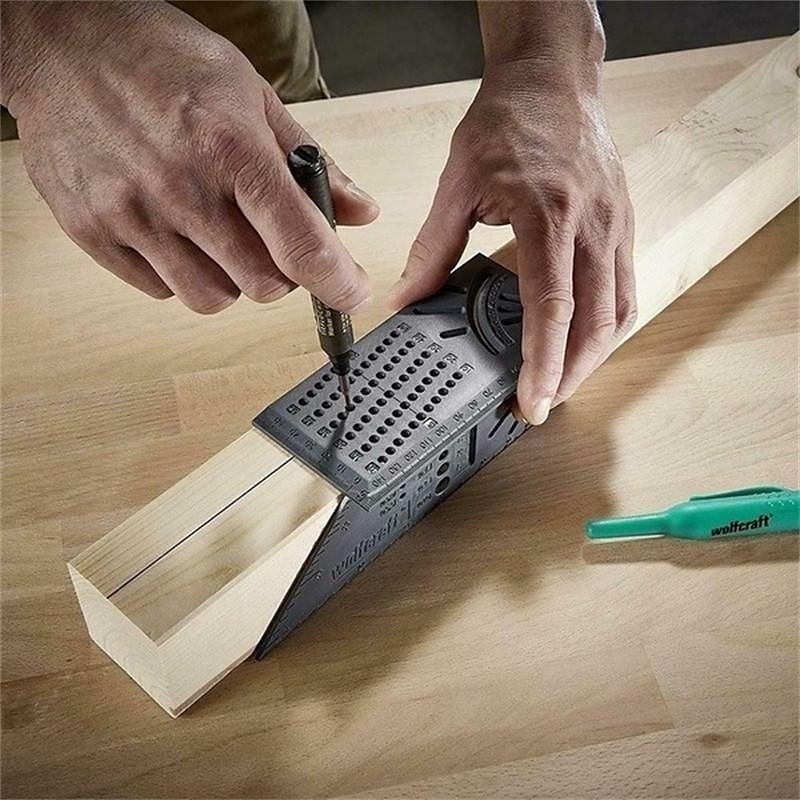 1pc Wood Working Ruler, 3D Mitre Angle Measuring Gauge, Square Size Measure Tool 2023 - CAD $5.99 –P3