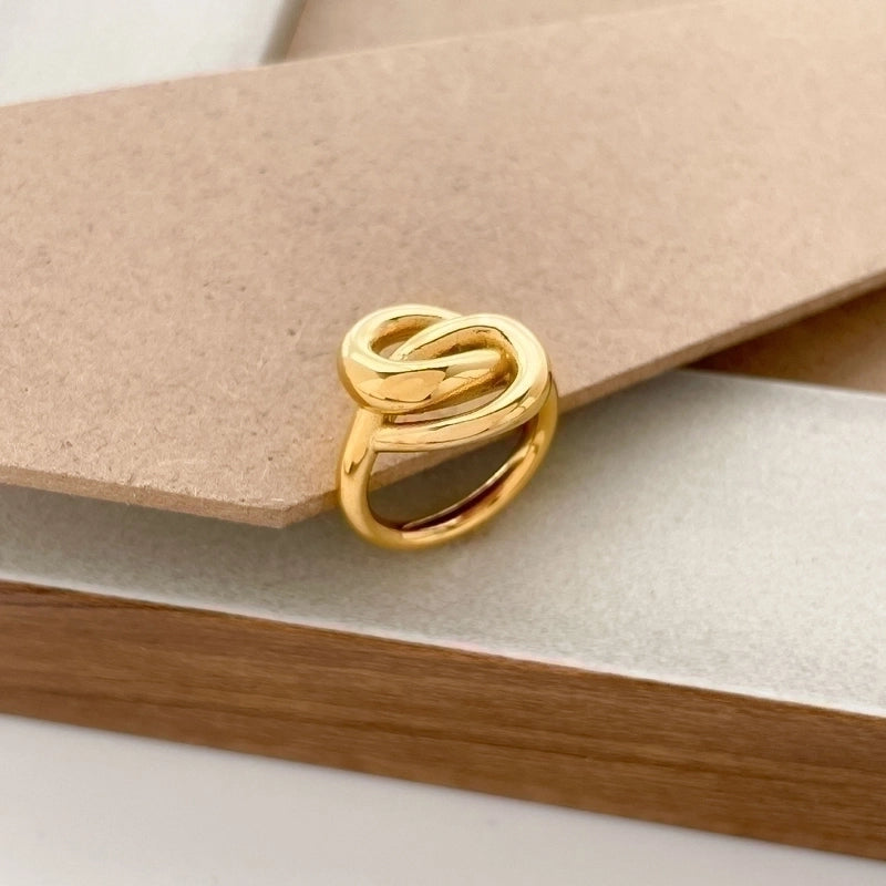 Minimalist Solid Color Titanium Steel Plating Rings