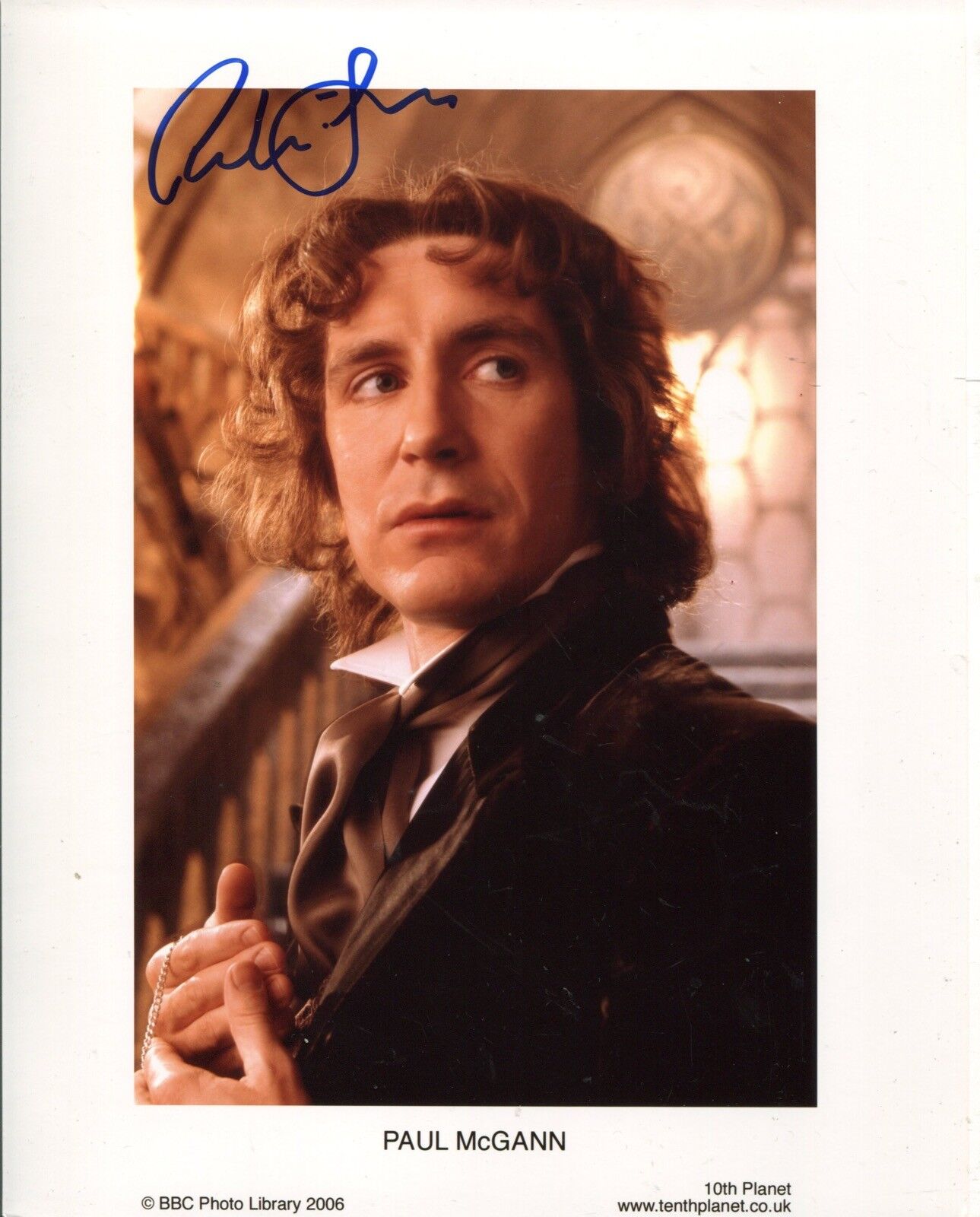 Actor Paul McGann as DOCTOR WHO signed 8x10 Photo Poster painting - UACC DEALER