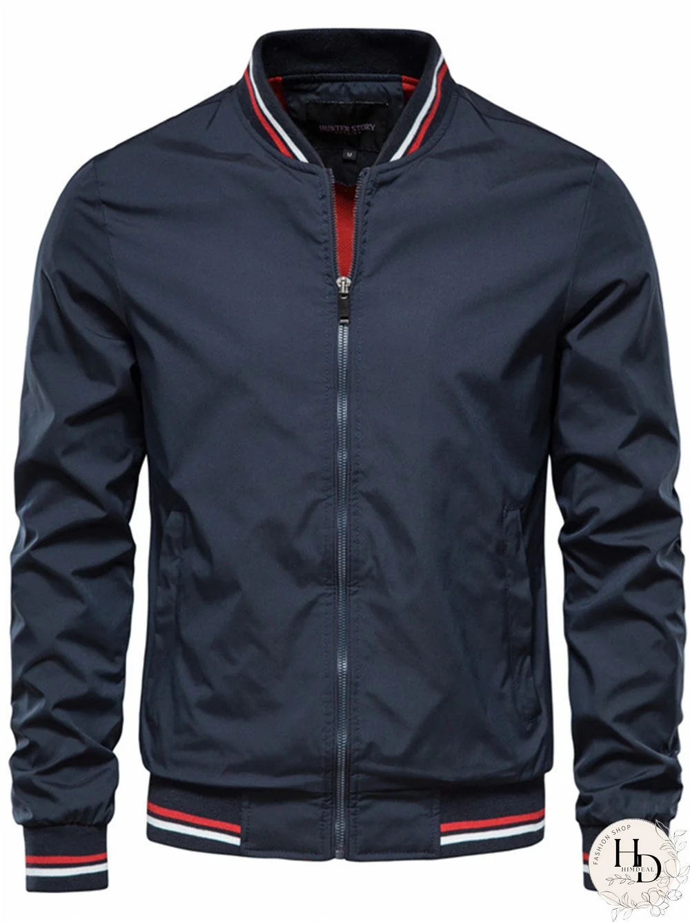 Casual and Stylish Men's Zippered Jacket