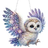 Diamond Painting Acrylic Owl Diamond Painting Hanging Pendant Art Decors