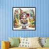 (40*40cm)Forest Elf - Round AB Drill Diamond Painting