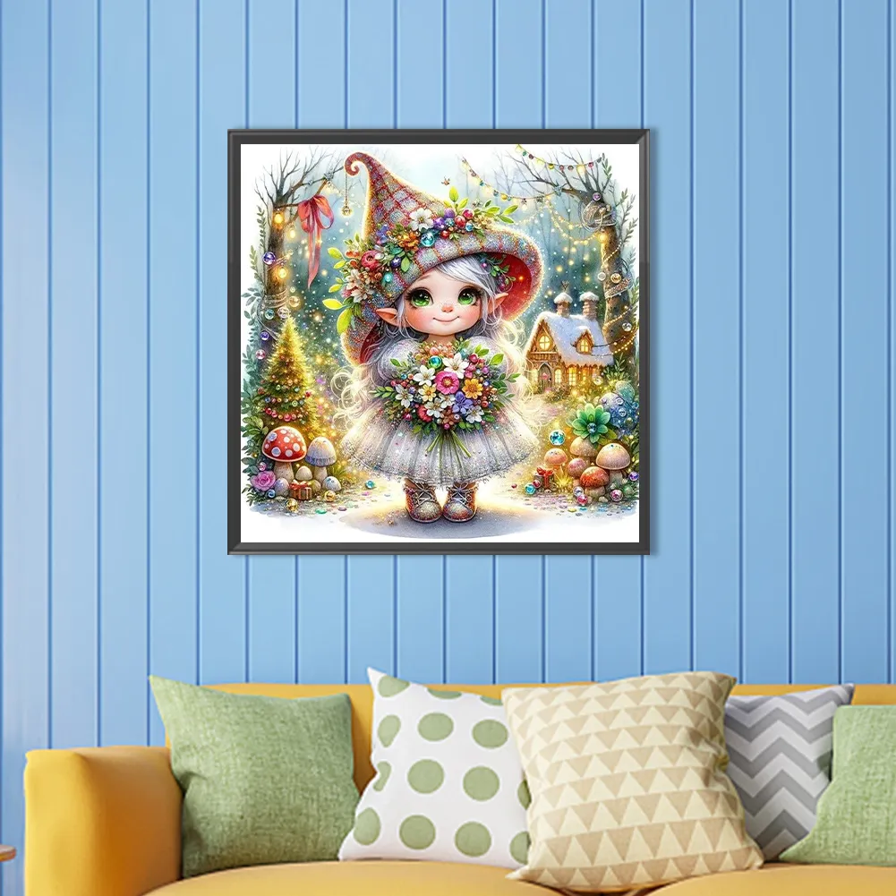 Partial AB Diamond Painting - Full Round Drill - Witch(Canvas|45*45cm)