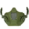 Airsoft Mask 700FPS Impact Resistance Safety Mask Detachable for Training(Black)