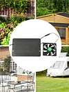12V 10W Solar Exhaust Fan IP65 Waterproof Solar Panel Powered Fan Air Extractor