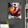 (US Only)Paint By Numbers Kit On Canvas DIY Oil Art Flamenco Picture Home Decor40x50cm