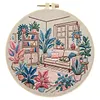 Kitchen Long Stitch DIY Stamped Embroidery Kit with Embroidery Hoop Cross Stitch Kit 30x30cm for Beginners Craft Lovers Gift tapestrymarket