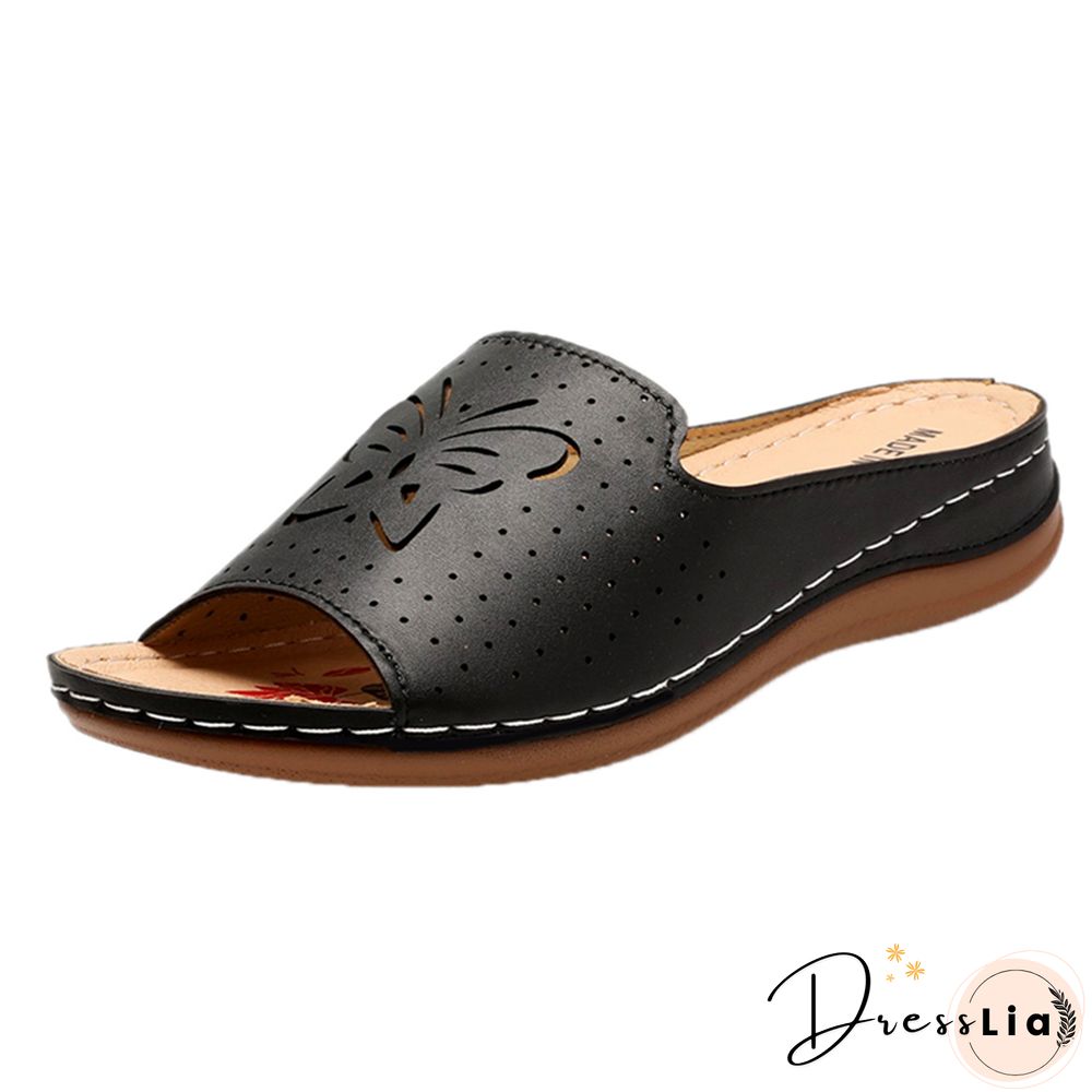 New Shoes Sandals Women Outdoor Walking Shoes Retro Ladies Shoes Slip On Women Shoe Slipper Female Zapatillas Muje Footwear