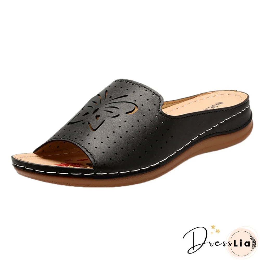 New Shoes Sandals Women Outdoor Walking Shoes Retro Ladies Shoes Slip On Women Shoe Slipper Female Zapatillas Muje Footwear