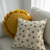Sunflower Embroidery Home Living Creative Cushion Pillow Cover