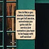 "Sex is like a gas station toilet" - Vintage Metal Signs(8*12Inch) 