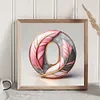 【Clearance Sale】Feather Letter O-Full Round Diamond Painting 30*30CM