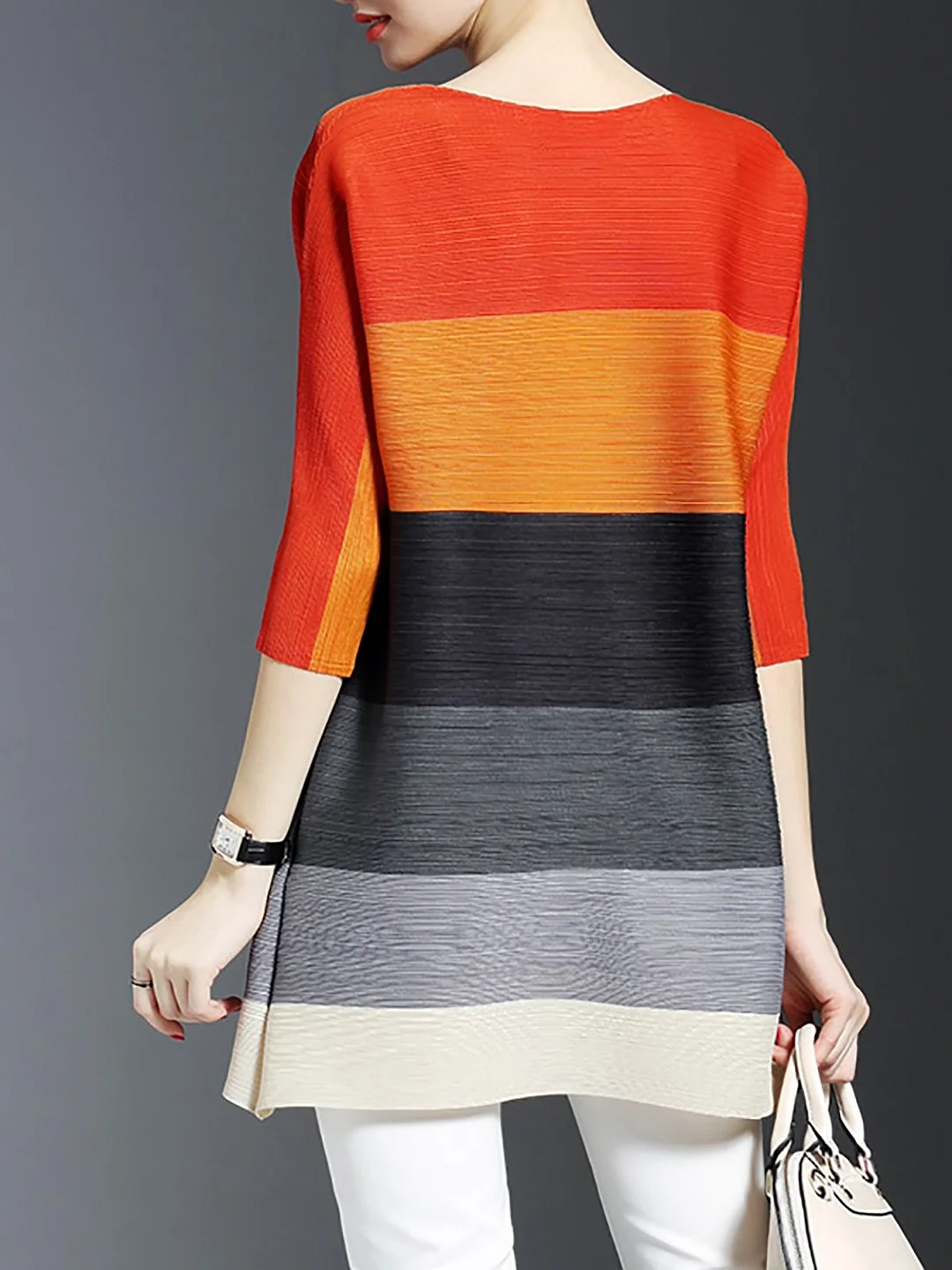 Dresses A-Line Date Color-Block Dresses