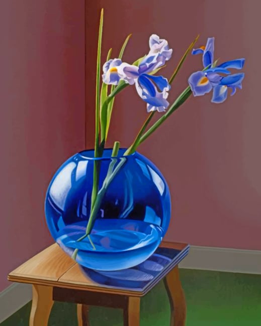 

Globe Vase With Iris – Paint By Numbers - 40*50CM, 501 Original