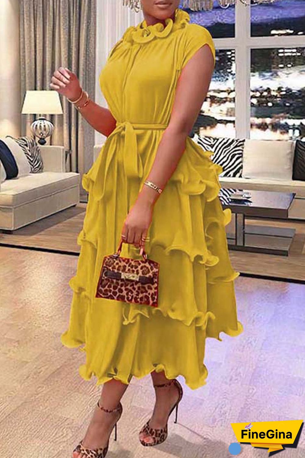 Red Casual Solid Patchwork O Neck Short Sleeve Dress Dresses