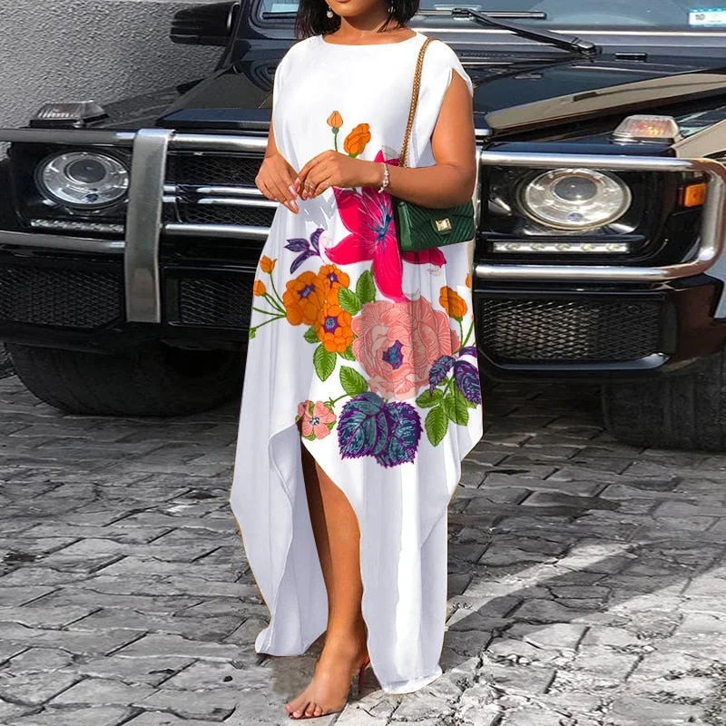 Summer Satin Dress 2022 VONDA Women Bohemian Casual O Neck Sexy Sleeveless Solid Silk Maxi Long Dresses Elegant Party Sundress