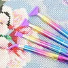 Painting Accessories Screw Thread Tips with 6 Glue Clay Diamond Art Drill Pen