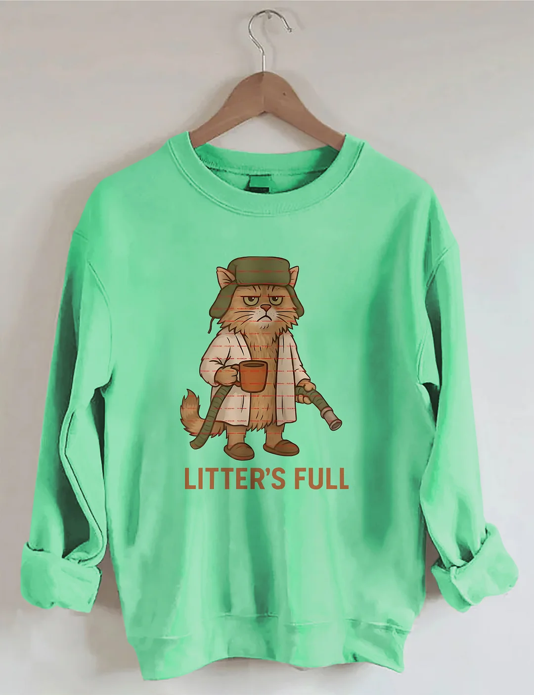 Litter&rsquo;s Full Cat Sweatshirt