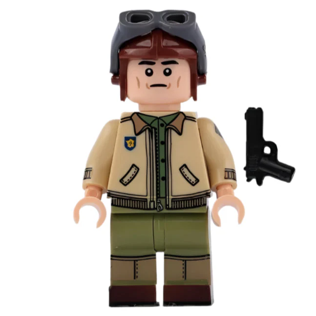 WW2 French 2nd Armored Division Sergeant Custom Military Minifigure Minifigure Bricks monstertoys