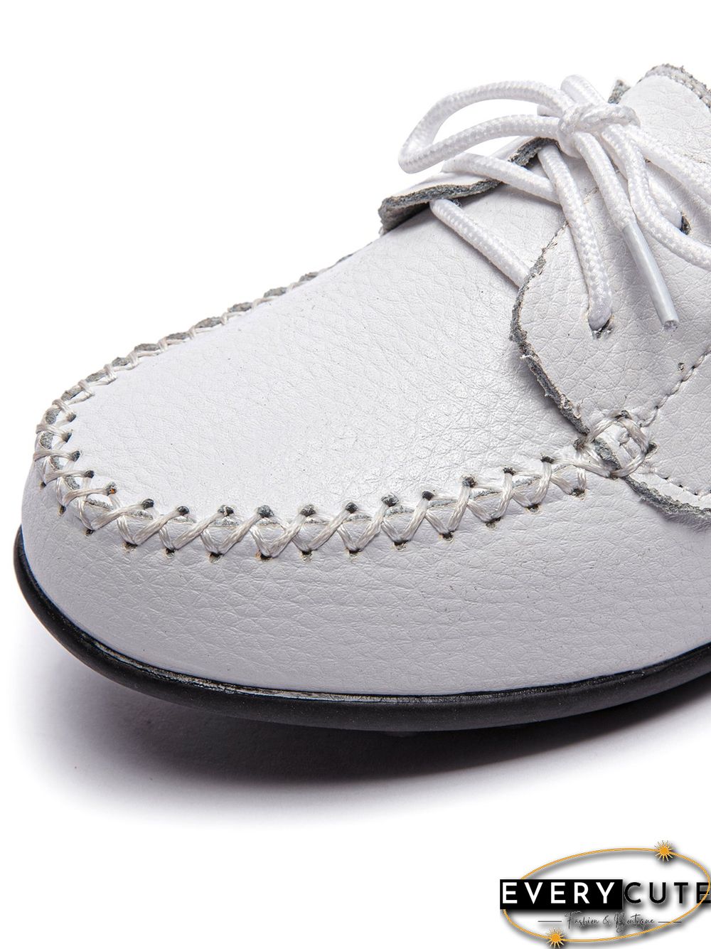 Retro Casual Simple Lace-up Flat Shoes