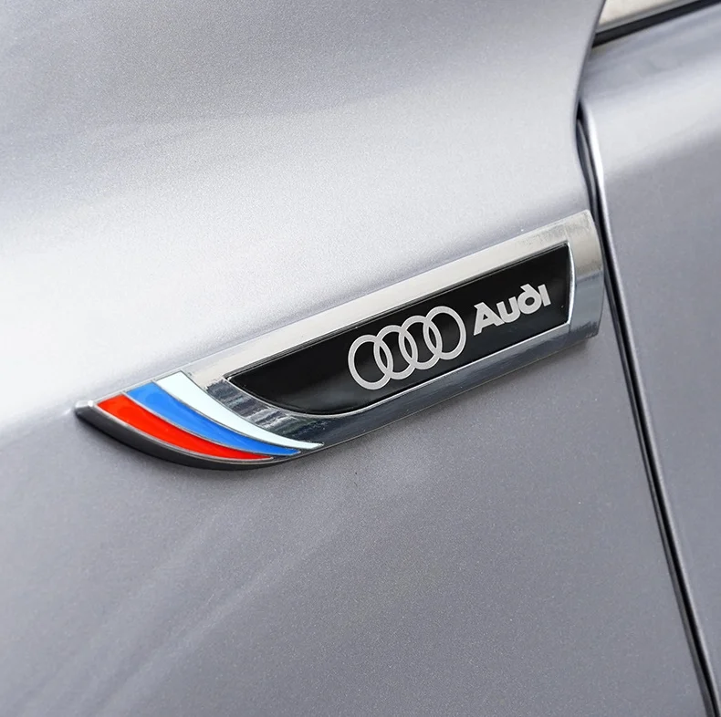 🔥Hot sale🔥3D Blade Leaf Plate Side Label Body Fender Decoration(2PCS)