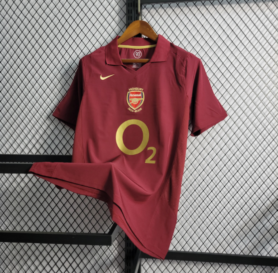 Retro 05/06 Arsenal Home Thai version Football shirt 1:1