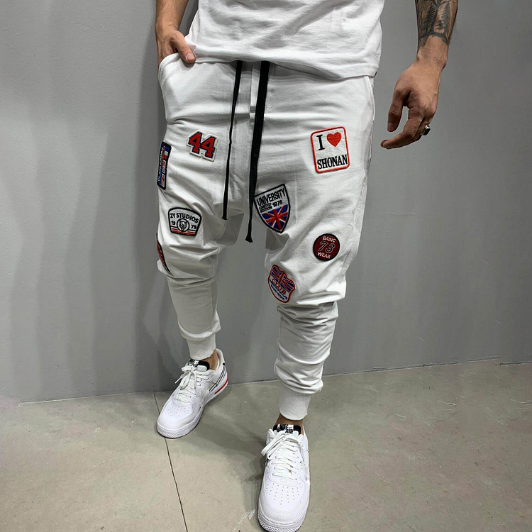 Fashion Beggar Embroidered Trousers