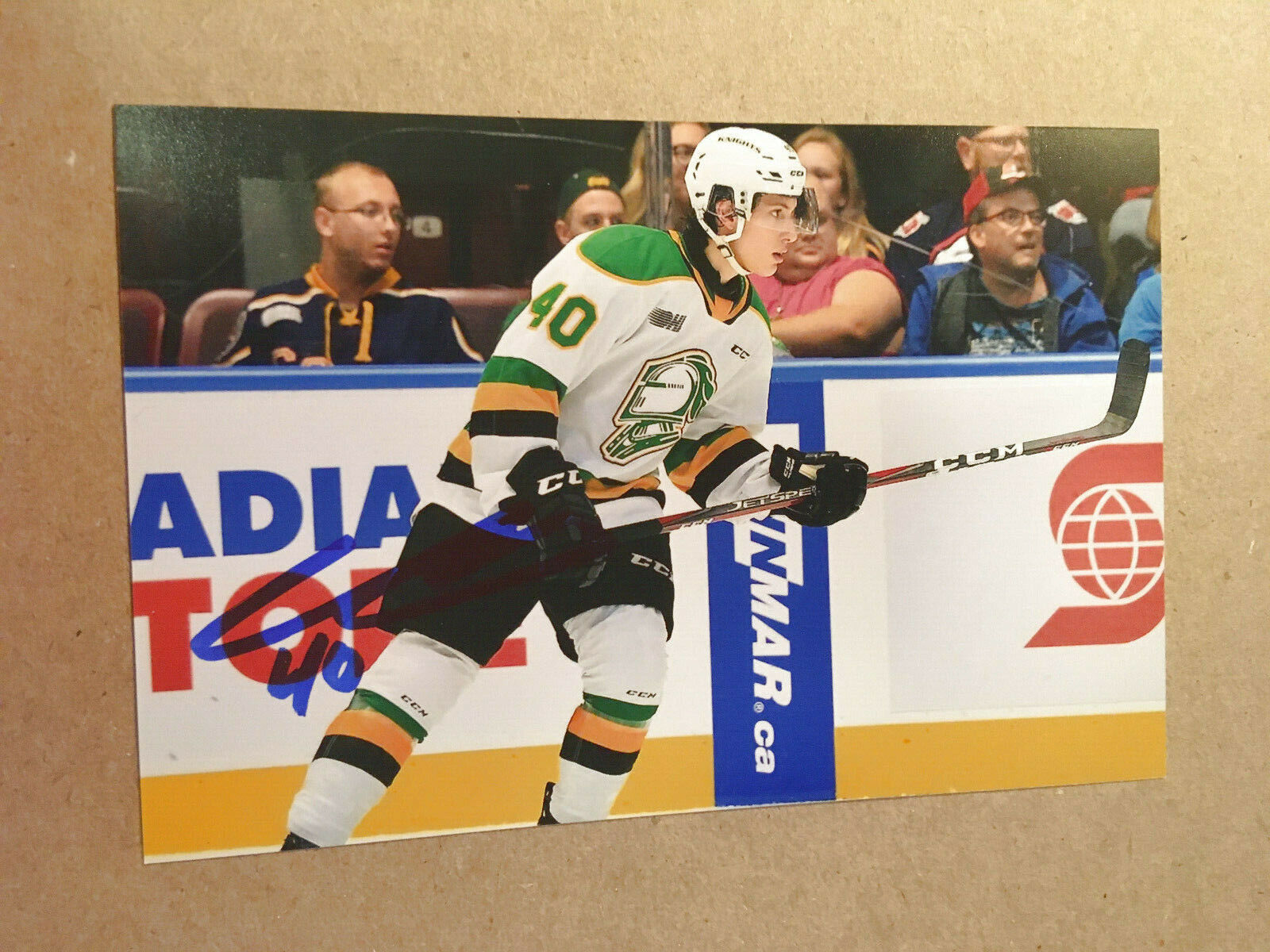 Antonio Stranges SIGNED autographed 4x6 Photo Poster painting LONDON KNIGHTS / DALLAS STARS #6