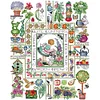 Mary'S Garden-14CT Counted Cross Stitch 40*49cm/15.75*19.29in