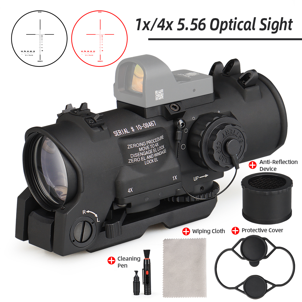 1-4x37 Dual Role Optical Sight--rail:21.2mm