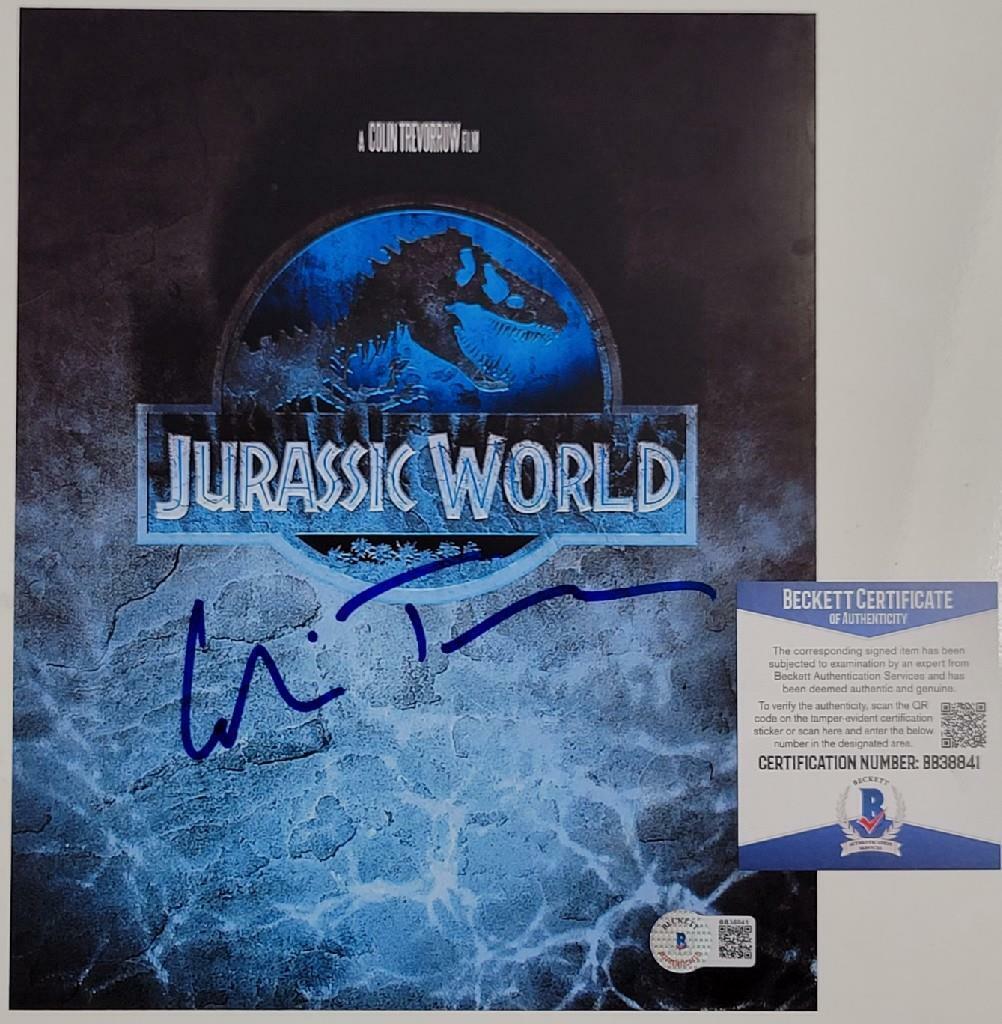 Director Colin Trevorrow signed Jurassic World 8x10 Photo Poster painting Movie Poster ~ BAS COA