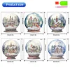 6pcs DIY Xmas Crystal Ball Diamond Painting Stickers for Home Decor
