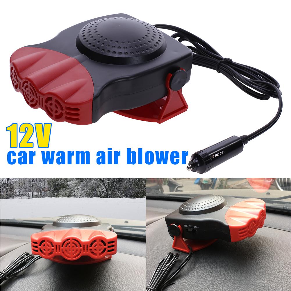 

12V car heaters three holes defrosting snow demister car heating machine 15, 红色, 501 Original