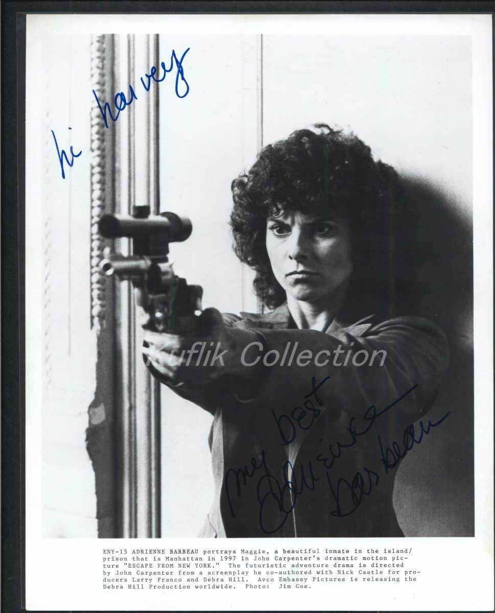 Adrienne Barbeau - Signed Autograph Movie Still - Escape from New York