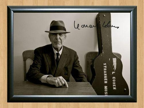 Leonard Cohen Signed Autographed Photo Poster painting Poster Print Memorabilia A3 Size 11.7x16.5