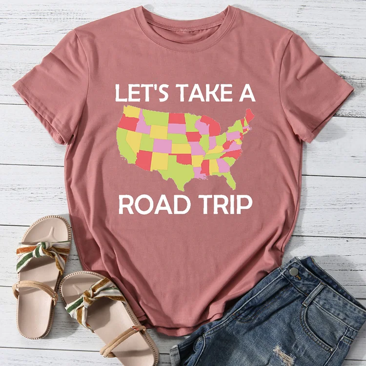 Lets take a road trip T-Shirt Tee-014194-Annaletters