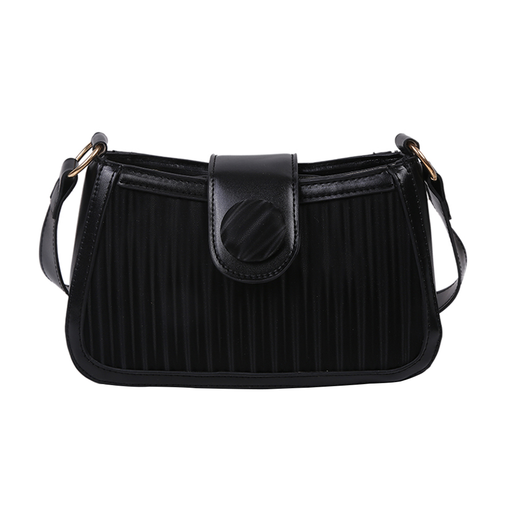 

Women Handbags Lady Travel PU Leather Tote Vintage Shoulder Underarm Bags, Black, 501 Original