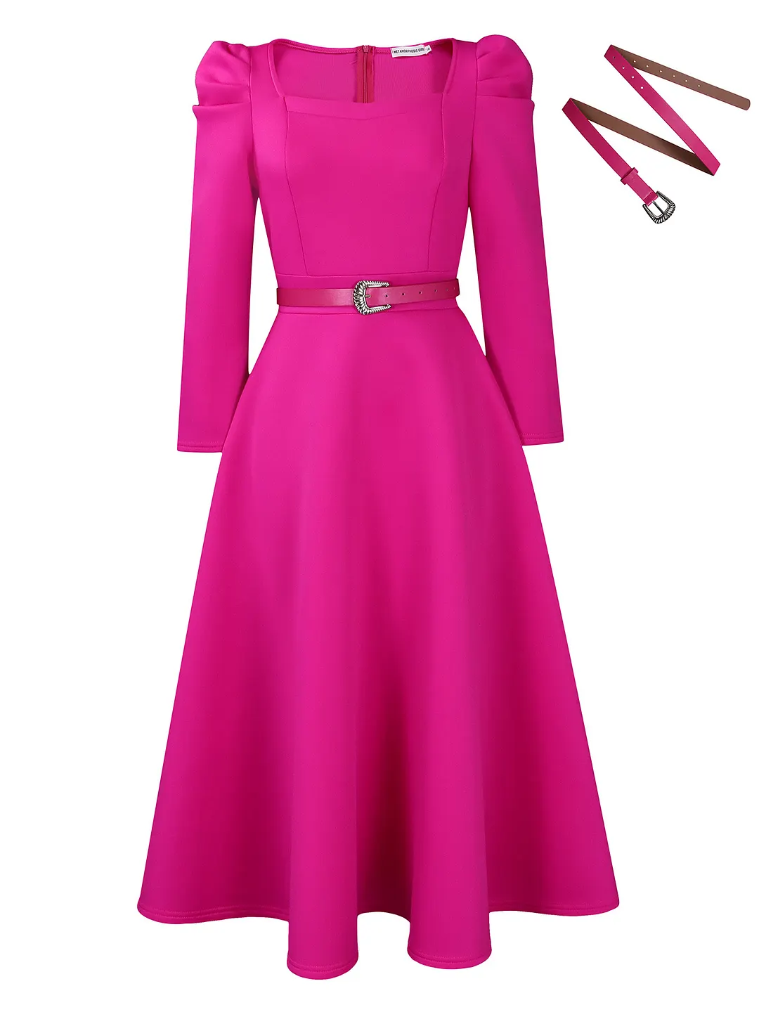 Nigikala Nigikala Women's Winter New Fashion Bubble Sleeve Grand Party Party Dress