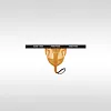 Men's Low-Rise Sexy Ultra-Thin Transparent Ice Silk U-Shaped Thong