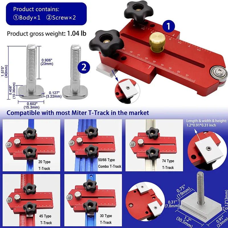 SAKER&reg; Table Saw Thin Rip Jig