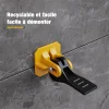 50/100 Pi&egrave;ces Carrelage positionnement leveler carrelage pose outil avec broches de 1,5 mm