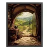 Door The Lord of The Rings Full 14CT DIY Counted Cross Stitch Kits 40x50cm for Adults Home Decor