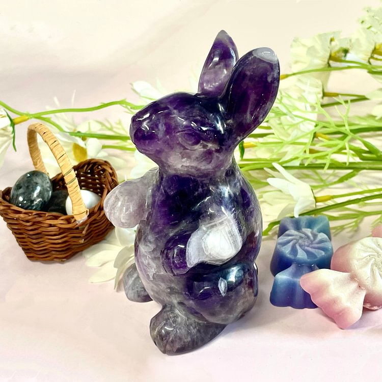 Dream Amethyst Standing Easter Bunny/Rabbit Collection