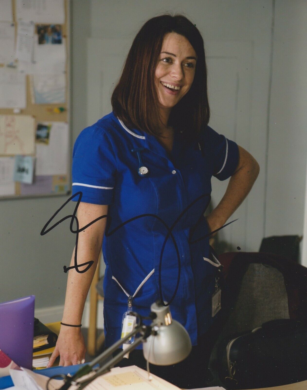 Eve Myles Signed Frankie 10x8 Photo Poster painting AFTAL