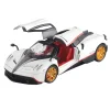 1:24 Pagani Sports Car Alloy Car Model With Sound And Light Pull Back Steering Metal Car Model