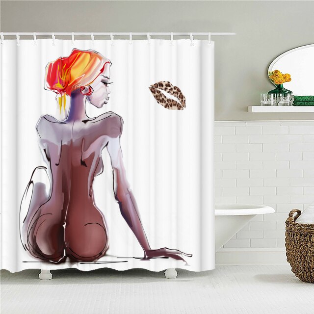 

Shower Curtain – African Woman-180*180cm, 501 Original