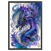 Purple Dragon-11CT Stamped Cross Stitch 50*70cm(Big Size)