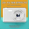 Compact Digital Camera with Fill Light (TF Card Not Included) HD Anti-Shake Student Camera Multiple Modes Portable Mini HD Video Camera Gift for Kids Teens and Starters